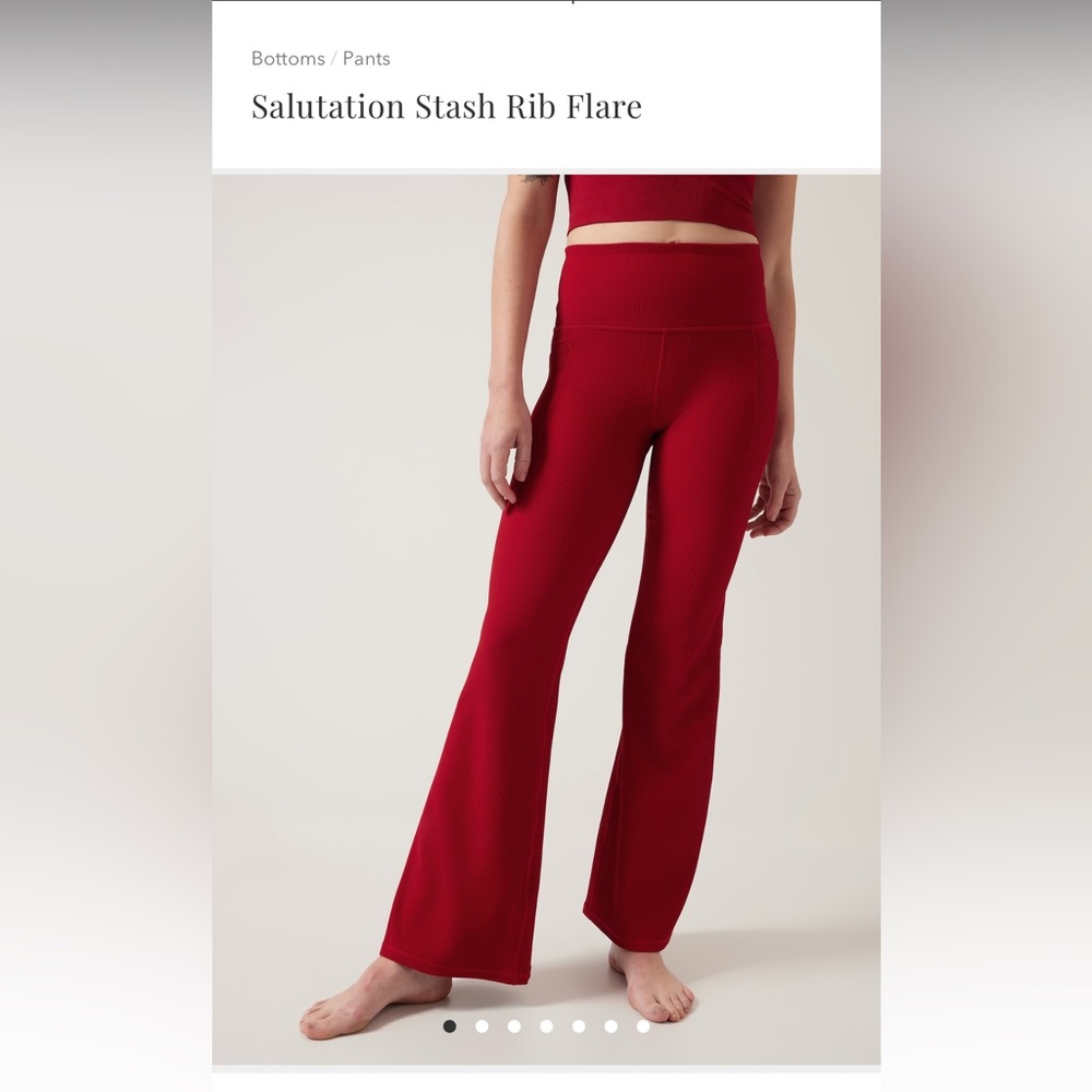 Athleta Ribbed yoga flare